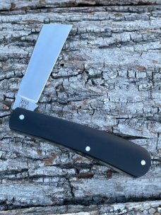 TITUSVILLE CUTLERY **m GABOON EBONY SHADOW PATTERN BIG EASY COTTON KNIFE ONLY 40 WERE PRODUCED 