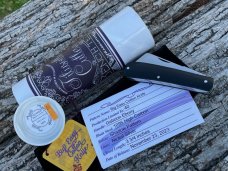 TITUSVILLE CUTLERY **m GABOON EBONY SHADOW PATTERN BIG EASY COTTON KNIFE ONLY 40 WERE PRODUCED 