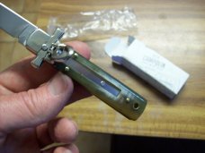 A. G. A. Campolin Dominus Lever Maltese Cross 6 Incher W/Brazilian Horn Handles  NIB