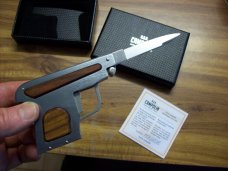 A.G.A. Campolin Rare Italian Gun Knife Cocobolo Serial # 147 UNUSED W/Box