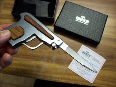 A.G.A. Campolin Rare Italian Gun Knife Cocobolo Serial # 147 UNUSED W/Box