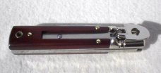 NEW A.G.A CAMPOLIN 6" SLIM EXOTIC COCOBOLO WOOD LEVER LOCK MANIAGO ITALY 
