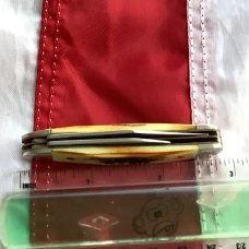 Case xx 1995 Peanut Knife (MDL# 5220 SS) w/ Great Stag Handles -NOS in M/NM