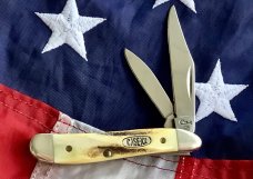Case xx 1995 Peanut Knife (MDL# 5220 SS) w/ Great Stag Handles -NOS in M/NM