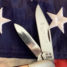 Old Queen Barlow (Queen Steel #22) Knife w/ Derlin Handles -NOS