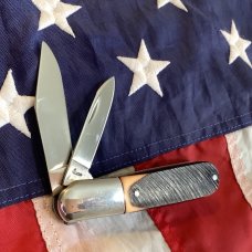 Old Queen Barlow (Queen Steel #22) Knife w/ Derlin Handles -NOS