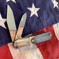 Old Queen Barlow (Queen Steel #22) Knife w/ Derlin Handles -NOS