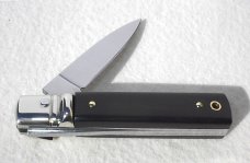 NEW A.G.A.CAMPOLIN 6” SLIM LEVER LOCK EXOTIC EBONY AFRICAN WOOD ITALY