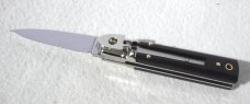 NEW A.G.A.CAMPOLIN 6” SLIM LEVER LOCK EXOTIC EBONY AFRICAN WOOD ITALY