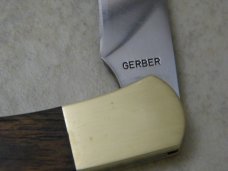 Gerber Portland, OR 97223 USA Wood Lockback Knife 