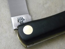 Case XX USA 2012 2137 Black Sodbuster Knife 