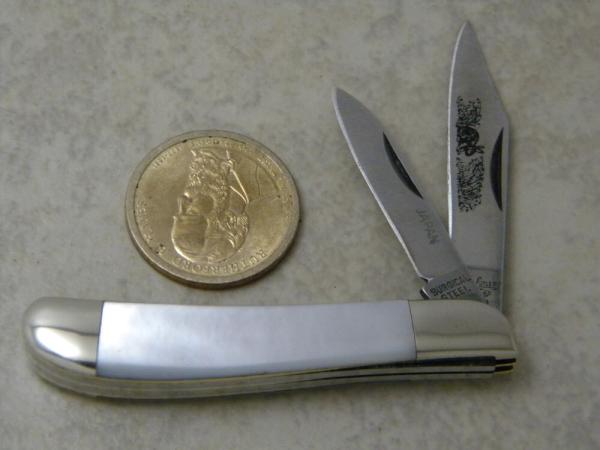 Frost Cutlery Surgical Steel Rabbit Pearl Jack Knife Frost Cutlery Surgical Steel Rabbit Pearl Jack Knife