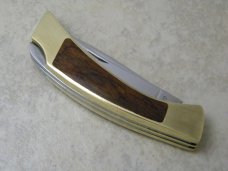 Browning USA Wood Double Lockback Knife 
