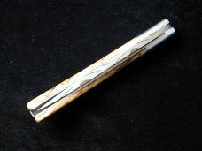 Al Warren Tunisian Olive Burl Wood Drop Point Lock Back Knife Roseville CA. 3.75" Closed S30V Blade