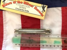 Vintage Camillus 2 Blade Large Cigar Knife w/ Riders of the Silver Screen Handles -Hopalong Cassidy