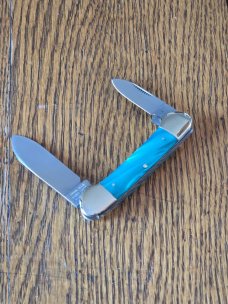 Vintage Bulldog 1998 Canoe Knife Advertising With Bulldog Box LAST ONE