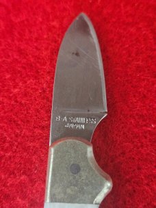 Edge Mark Squirrel Hunter - Mother of Pearl Lockback - Small 11-120 MOP 8A Stainless Steel - Japan
