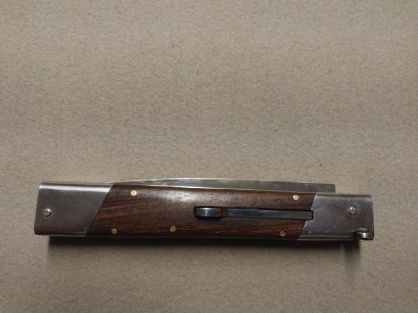 11" Rosewood Slant Bolster switchblade 11" Rosewood Slant Bolster switchblade
