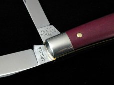 Great Eastern Cutlery Smooth Garnet ESPL Slim Dog Jack Knife 488224 1095 Carbon Steel