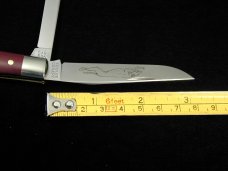 Great Eastern Cutlery Smooth Garnet ESPL Slim Dog Jack Knife 488224 1095 Carbon Steel