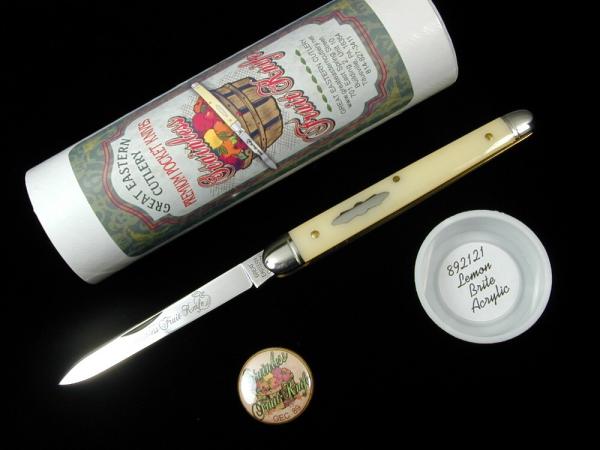 Great Eastern Cutlery GEC Smooth GID Lemon Brite Acrylic Fruit Knife 892121 Stainless Blade 1 of 426 Great Eastern Cutlery GEC Smooth GID Lemon Brite Acrylic Fruit Knife 892121 Stainless Blade 1 of 426
