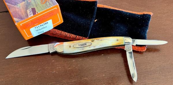Marbles MSA Whittler Knife, Nice Stag Handle, USA Made In 2001, Unused Marbles MSA Whittler Knife, Nice Stag Handle, USA Made In 2001, Unused