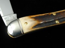 Great Eastern Cutlery GEC Sambar Stag 38 Special Knife 381117 NIT 1 of 313 1095 Carbon Steel