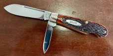 Marbles MSA Teardrop Jack Knife, Jig Bone Handle, USA Made In 2001, Unused