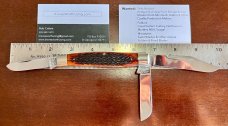 Marbles MSA Stockman Knife, Jig Bone Handle, USA Made In 2001, Unused 