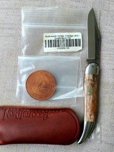 Northwoods Coolidge Jack ,GEC SFO,2019,1/107,Mint, Giraffe Bone...1095...4" cld..coin..baggie/label 