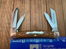 Winchester Blue Grass Cutlery Congress Light Brown Jigged Bone 1996