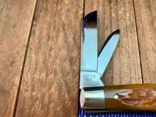 Winchester Blue Grass Cutlery Congress Light Brown Jigged Bone 1996