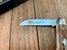 Winchester Blue Grass Cutlery Congress Light Brown Jigged Bone 1996