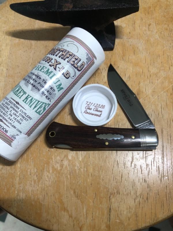 Great Eastern Cutlery Northfield Che Chen Rosewood Lockback 