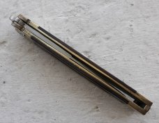 Vintage 80's Pakistan Balisong Brass Rosewood