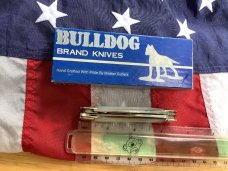 Bulldog Brand Sowbelly Stockman Knife w/ Fantastic Mother of Pearl Handles -NOS 