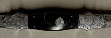 Double Dagger Fighting Knife with Damascus Blades.