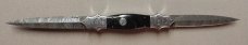 Double Dagger Fighting Knife with Damascus Blades.
