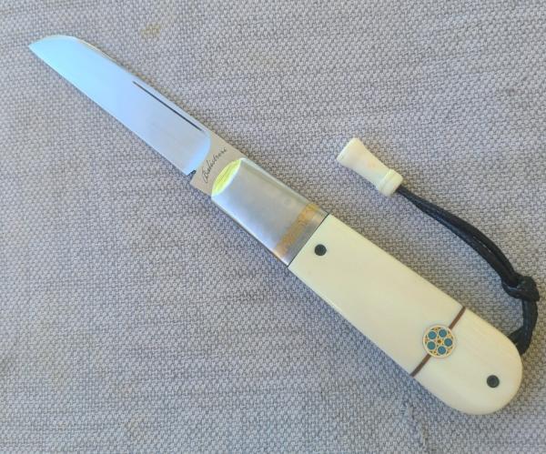 Vincenzo Balistreri Fancy Jack..3.75..Elephant Ivory.Rwl34..Mokume inlays...ivory bead.coa..pouch Vincenzo Balistreri Fancy Jack..3.75..Elephant Ivory.Rwl34..Mokume inlays...ivory bead.coa..pouch
