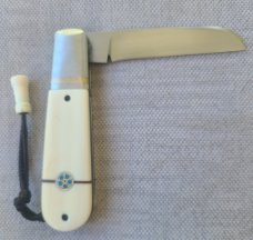 Vincenzo Balistreri Fancy Jack..3.75..Elephant Ivory.Rwl34..Mokume inlays...ivory bead.coa..pouch 