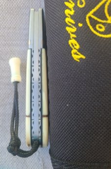 Vincenzo Balistreri Fancy Jack..3.75..Elephant Ivory.Rwl34..Mokume inlays...ivory bead.coa..pouch 