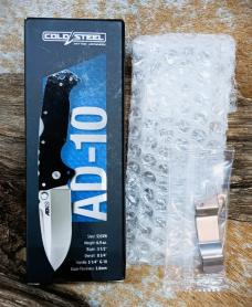 NIB Cold Steel AD-10 Tri-Ad Lock Folding Knife S35VN Drop Point Blade G10 Handles