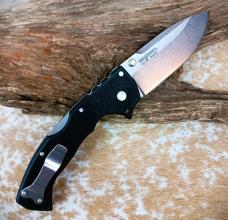 Cold Steel 4-Max Scout Tri-Ad Lock Folding Knife AUS10A Drop Point Blade Griv-Ex Handles