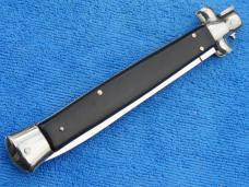 "sale"- 13" Italian  Stiletto ebonywood handles and Dagger grind blade