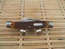 SCHRADE OLD TIMER N.Y. U.S.A. 8OT SR. STOCKMAN HIGH CARBON STEEL NEAR MINT VINTAGE POCKET KNIFE