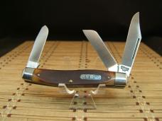 SCHRADE OLD TIMER N.Y. U.S.A. 8OT SR. STOCKMAN HIGH CARBON STEEL NEAR MINT VINTAGE POCKET KNIFE