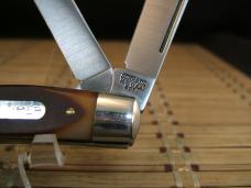 SCHRADE OLD TIMER N.Y. U.S.A. 8OT SR. STOCKMAN HIGH CARBON STEEL NEAR MINT VINTAGE POCKET KNIFE