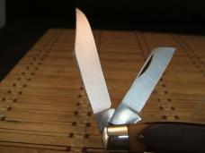 SCHRADE OLD TIMER N.Y. U.S.A. 8OT SR. STOCKMAN HIGH CARBON STEEL NEAR MINT VINTAGE POCKET KNIFE