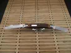 SCHRADE OLD TIMER N.Y. U.S.A. 8OT SR. STOCKMAN HIGH CARBON STEEL NEAR MINT VINTAGE POCKET KNIFE