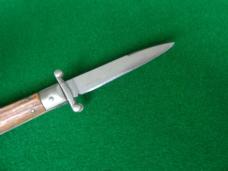 c.1960's STAG handle Folding Guard Switchblade Italy Inox PATENT